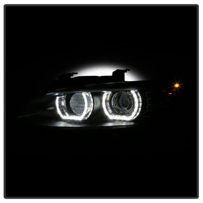 Spyder Auto Signature Projector Headlights LED DRL Black BMW E92 3 Series 2008-2010