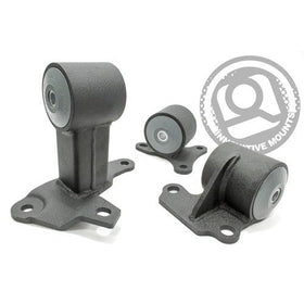 Innovative 94-97 Accord H-Series Black Steel Mounts 85A Bushings