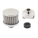 Mr. Gasket Chrome Valve Cover Breather - Push On Style Fits Valve Covers with a 1.22 Inch O.D. Hole.-1