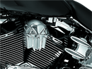 Kuryakyn Skull Horn Cover Chrome-1