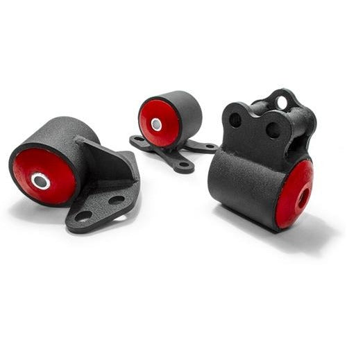 Innovative 92-95 Civic B/D Series Black Steel Mounts 60A Bushings (3 Bolt)