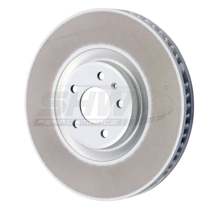 SHW 19-25 Porsche Macan GTS 2.9L Right Front Smooth Monobloc Brake Rotor (95B615302AA)