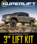 SUPERLIFT SUSPENSION 3" LIFT KIT: 2004–2022 NISSAN TITAN-2
