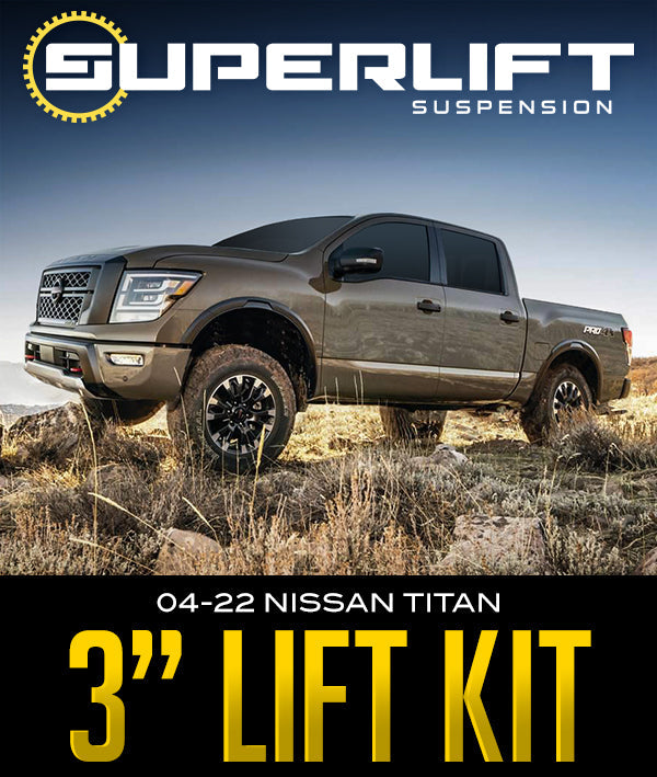 SUPERLIFT SUSPENSION 3" LIFT KIT: 2004–2022 NISSAN TITAN - 0