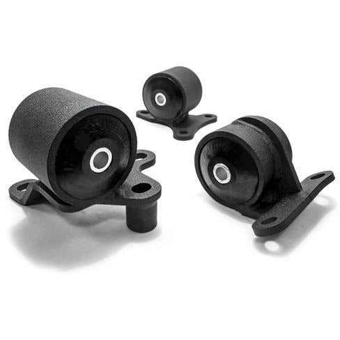 Innovative 90-93 Accord F-Series Black Steel Mounts 75A Bushings