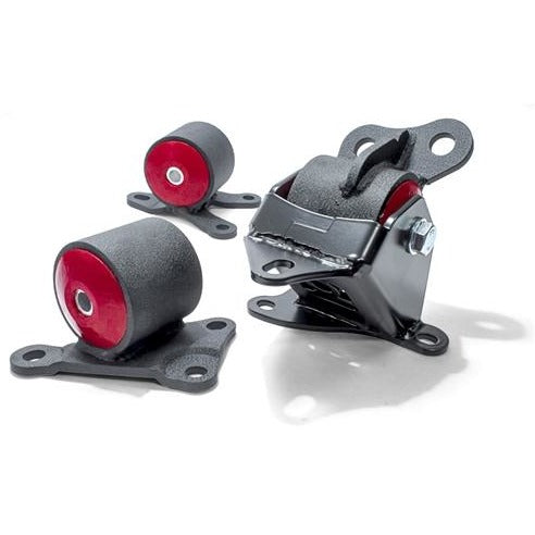 Innovative 96-00 Civic B/D Series Black Steel Mounts 75A Bushings (2 Bolt)
