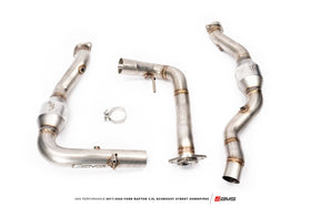AMS PERFORMANCE STREET DOWNPIPES: 2017–2020 FORD F-150 RAPTOR