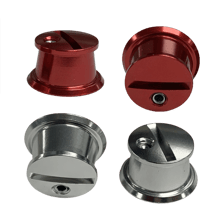 TEAR OFF W/SET SCREW SILVER