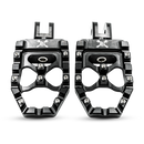 Burly Brand 18-24 M8 Softail MX-Evolution Pegs - Black-1