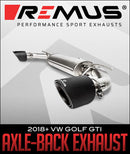 REMUS EXHAUST SYSTEMS AXLE-BACK: 2018+ VW GOLF GTI-1
