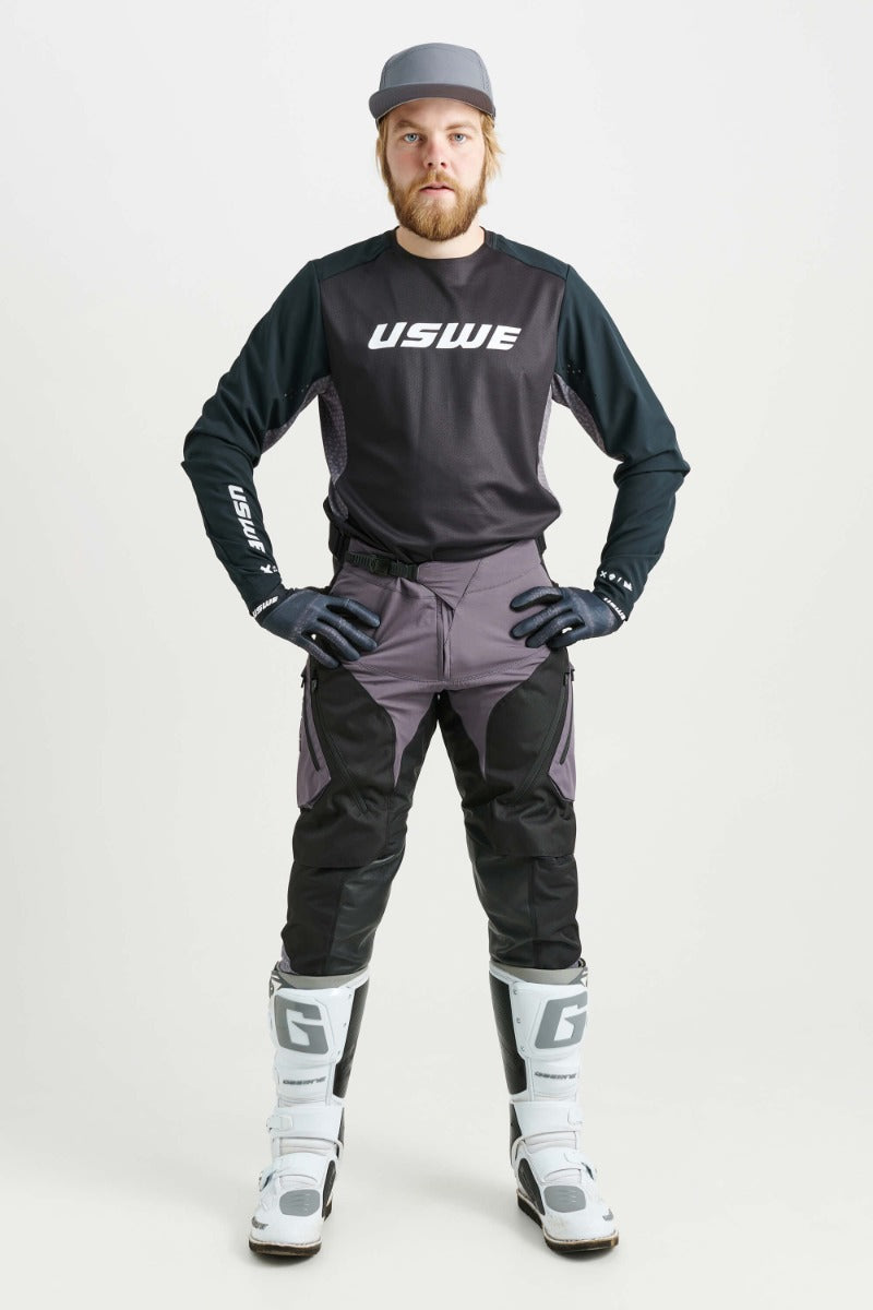 USWE Lera Off-Road Jersey Adult Black - Large