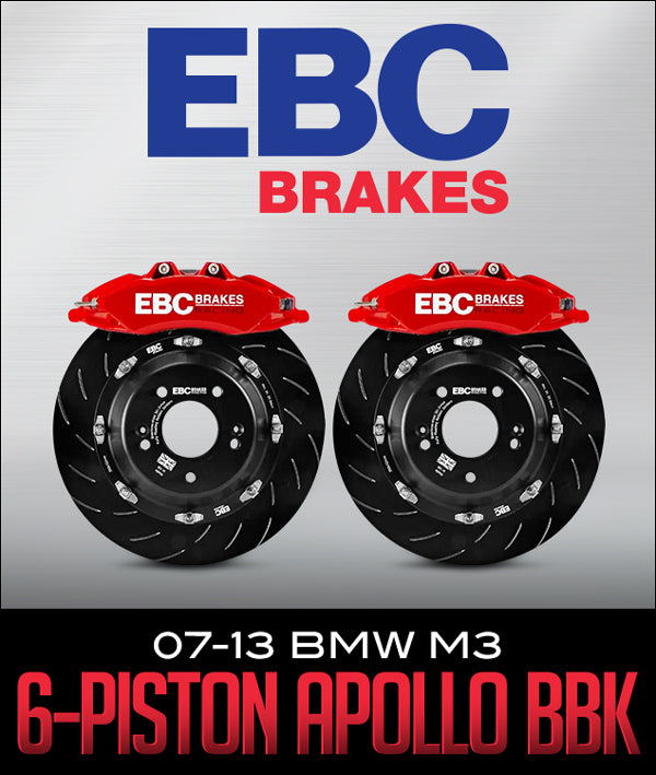 EBC BRAKES RACING APOLLO BIG BRAKE KIT: 07–13 BMW M3