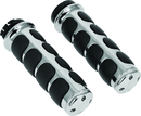 Kuryakyn Premium ISO Grips Without Throttle Boss Dual Cable Chrome-1