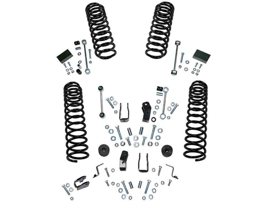 18-19 Jeep Wrangler JL 2 Door 2.5in Dual Rate Coil Lift Kit - Incl Rubicon w/ Shock Extensions