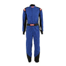 RACEQUIP CHEVRON-1 SUIT SFI-1 BLU MED-1