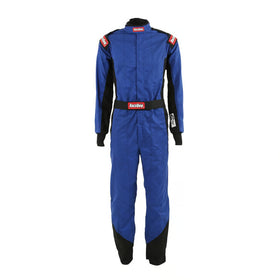 RACEQUIP CHEVRON-1 SUIT SFI-1 BLU MED