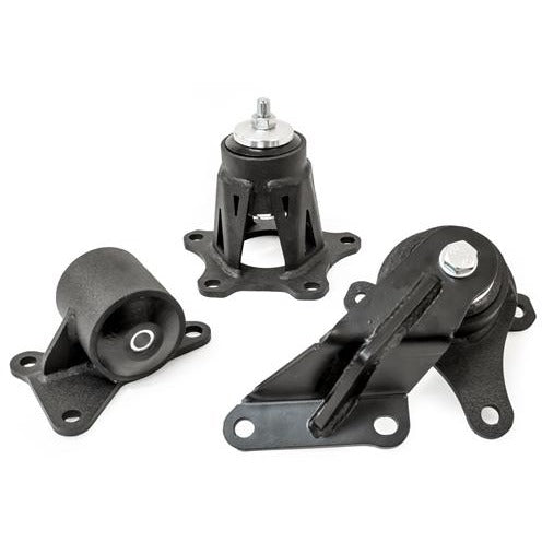 Innovative 98-02 Accord H-Series Black Steel Mounts 95A Bushings (Auto Chassis Auto Trans)
