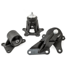 Innovative 98-02 Accord H-Series Black Steel Mounts 85A Bushings (Auto Chassis Auto Trans)