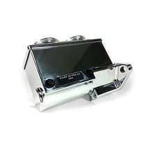 Baer ReMaster Baer Brakes Remaster Master Cylinder: A small, compact, 1-piece body machined out of 6061 T6 billet aluminum, 1.000 in. Bore, Left Side Ports, Polished, with a 2-bolt mounting flange fitting many Ford and GM applications.