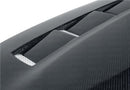 TS-style carbon fiber hood for 2007-2008 Nissan 350Z (also fits 2003-2006 models)-2