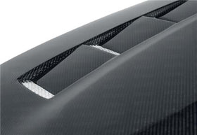 TS-style carbon fiber hood for 2007-2008 Nissan 350Z (also fits 2003-2006 models) - 0