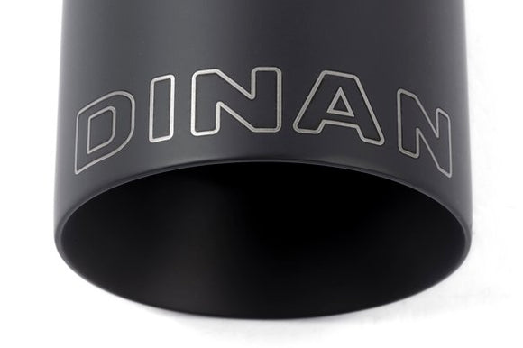 Dinan Double-Walled 4" Clamp-On Exhaust Tip (Black Ceramic)