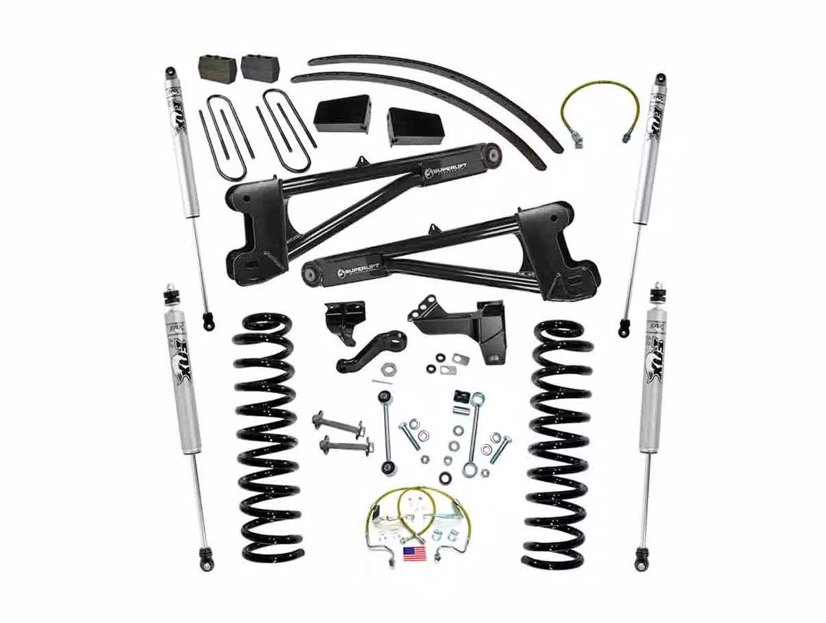 Superlift 08-10 Ford F-250 SuperDuty 4WD Diesel 8in Lift Kit w/ Repl Radius Arms/Fox 2.0 Shocks