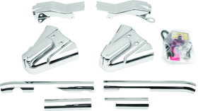 Kuryakyn Swingarm Cover Kit - Unlighted 86-99 Softail Models Chrome