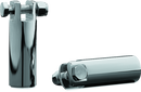 Kuryakyn 3 1/2in Extended Peg Mount With 3/8in-16 Mount Bolts Chrome-1