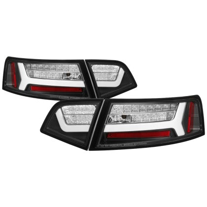 Spyder Auto LED Tail Lights Black Audi A6 2009-2012