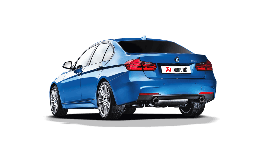 Akrapovic 13-15 BMW 335i/435 (F30 F31 F32) Evolution Line Cat Back (SS) w/ Carbon Tips and Link Pipe
