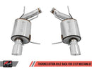AWE Touring Edition Axle-back Exhaust for the S197 Ford Mustang GT - Chrome Silver Tips-1