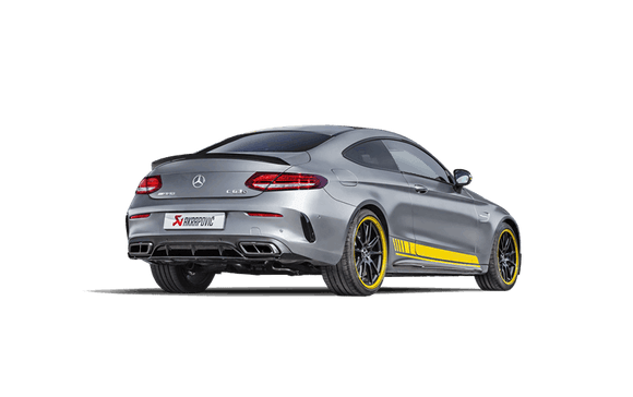 Akrapovic 16-17 AMG C63 Coupe Evolution Line Cat Back (Titanium) w/ Carbon Tips (Req. Link Pipe)