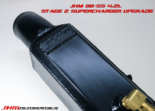 JHM Stage 2 Supercharger Kit Upgrade with 4.5 in Pulley for the B8-S5 4.2L