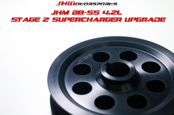 JHM Stage 2 Supercharger Kit Upgrade with 4.5 in Pulley for the B8-S5 4.2L