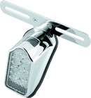 Bikers Choice Chrome Mini Tombstone LED Taillight With License Mount Universal Custom-1