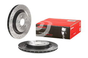 Brembo 14-18 Mercedes-Benz CLA45 AMG/15-18 GLA45 AMG Rear Premium UV Coated OE Equivalent Rotor A1724230112