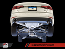 AWE SwitchPath™ Exhaust for B9 A4, Dual Outlet - Chrome Silver Tips (includes DP and SwitchPath Remote)-5