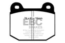 EBC 75-80 Lotus Esprit 2.0 Redstuff Front Brake Pads-2