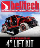 BELLTECH 4" LIFT KIT: 2018–2021 JEEP WRANGLER 4WD-3