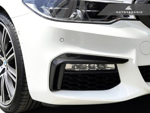 AutoTecknic Dry Carbon Front Bumper Trim | BMW G30 5 Series M-Sport