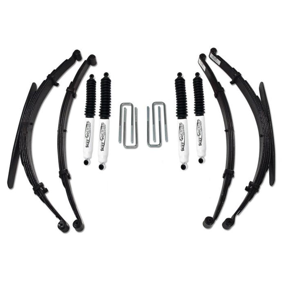 Tuff Country 69-93 Dodge Ramcharger 1/2 & 3/4 Ton 4x4 4in Lift Kit w/Rear Springs (SX8000 Shocks)
