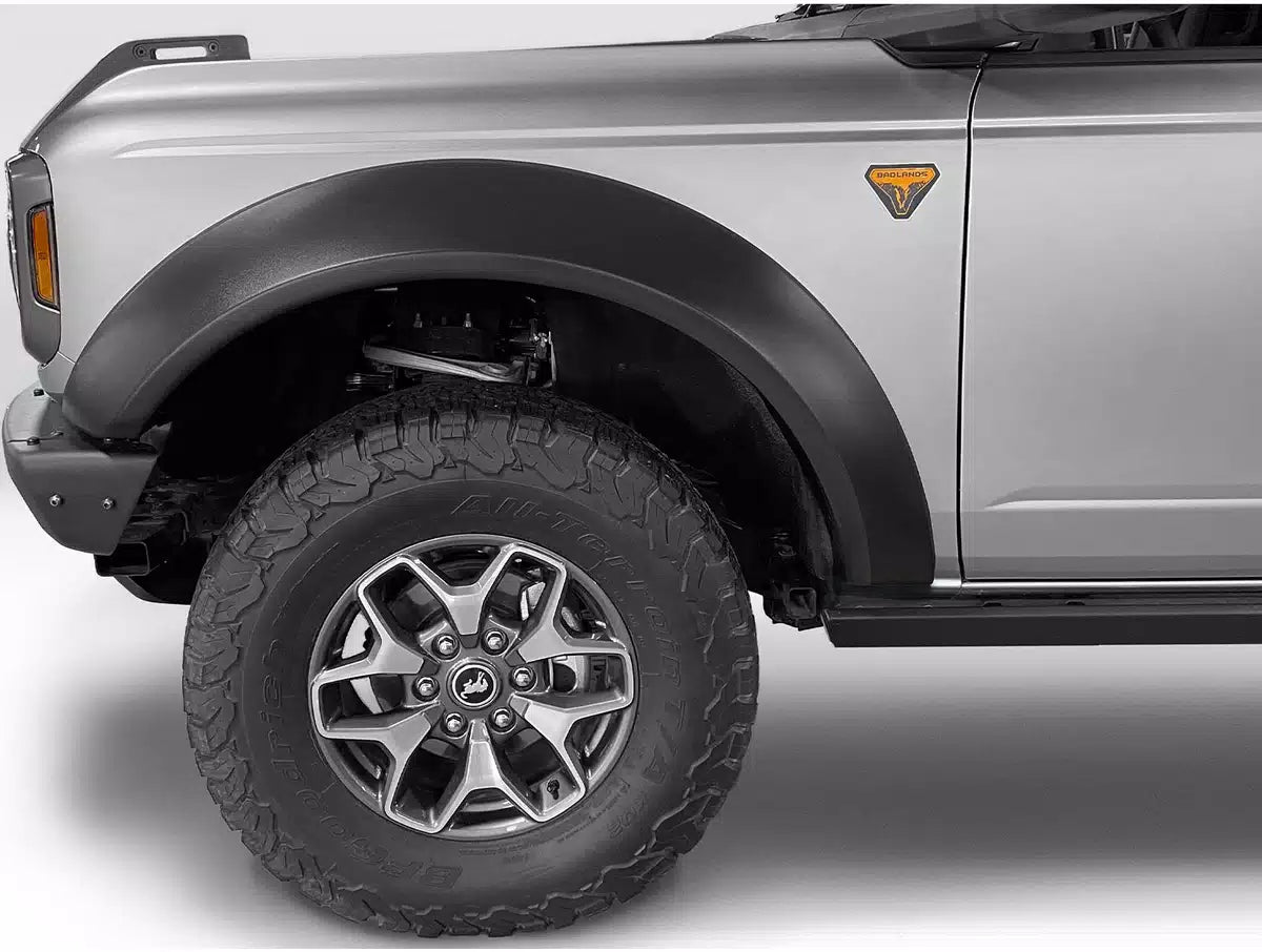 Bushwacker 2021+ Ford Bronco 4-Door Extend-A-Flares 4pc - Black - 0