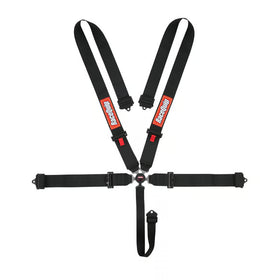 RACEQUIP SFI CAMLOCK 5PT PD LAP SEAT BELTS BLK (NEW)