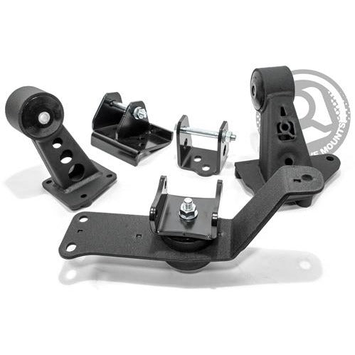 Innovative 00-09 Honda S2000 K-Series Black Steel Mounts 75A Bushings