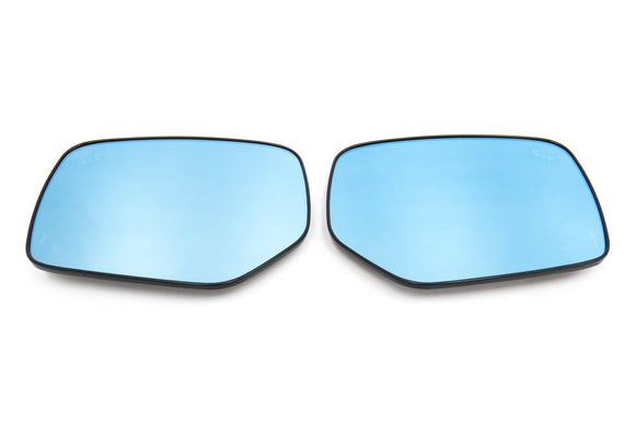 OLM Wide Angle Convex Mirrors with Turn Signals Blind Spot Detection LED Defrosters (Blue) - 15