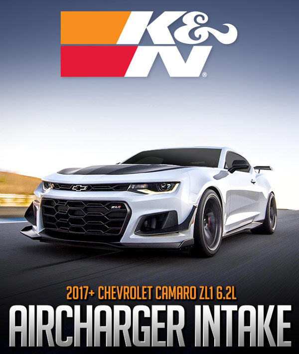 K&N ENGINEERING AIRCHARGER PERFORMANCE INTAKE: 2017+ CHEVROLET CAMARO ZL1 6.2L