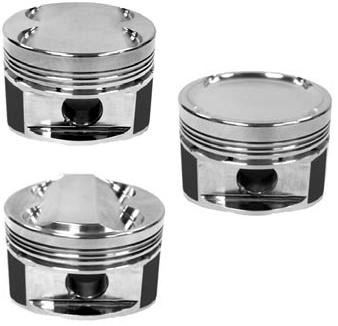 Manley 13-14 Ford Mustang Shelby GT500 5.8L 3.681in Bore 1.22in CD Coated Pistons - Set of 8 (ED)