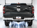 AWE 0FG Dual Rear Exit Catback Exhaust for 5th Gen RAM 1500 5.7L (with bumper cutouts) - Chrome Silver Tips-8