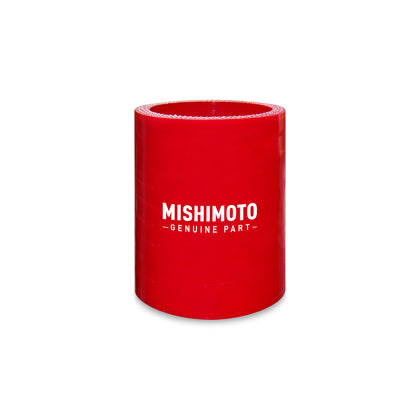 Mishimoto 4 Inch Straight Coupler - Red - 0